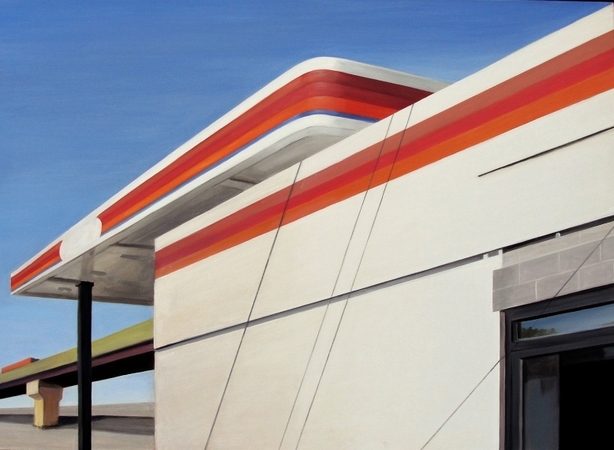 Allan Gorman Architectural Angles Oil on Linen