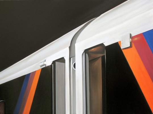 Allan Gorman Architectural Angles Oil on Linen