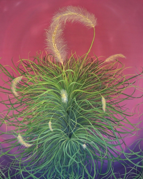 Allison Green The Healing Garden Oil on Canvas