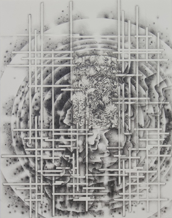  After the Disaster: Drawings Graphite pencil on pieced paper