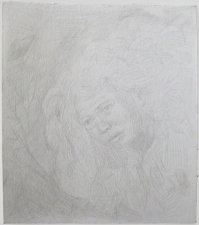 Amanda Lechner Current works on paper copper and silver point on zinc-coated paper