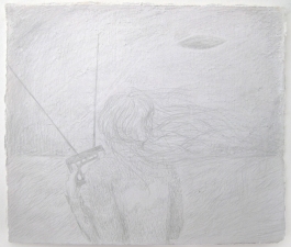 Amanda Lechner Current works on paper copper and silver point on zinc-coated paper
