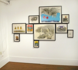 Amanda Lechner Installation Images Framed Works on Paper