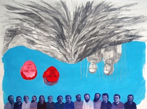 Amanda Lechner Works on Paper: 2009-2010 Graphite, Gouache on Paper