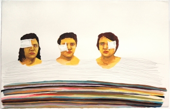 Amanda Lechner Works on Paper: 2009-2010 Graphite, Gouache on Paper