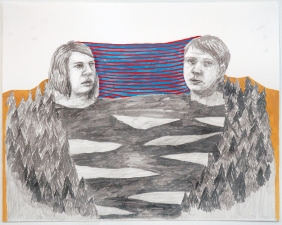 Amanda Lechner Works on Paper: 2009-2010 Graphite, Gouache, Acrylic on Paper