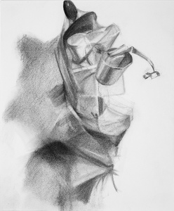 Amy Mahnick Drawing Charcoal on paper