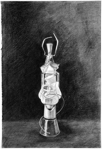 Amy Mahnick Drawing Charcoal on paper