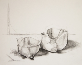 Amy Mahnick Drawing Charcoal on paper