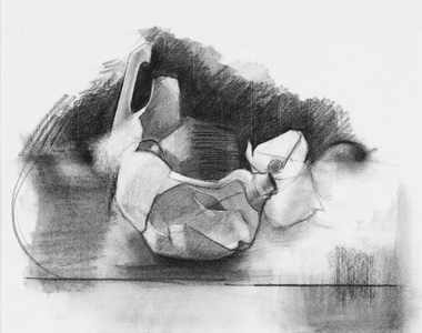 Amy Mahnick Drawing Charcoal on paper