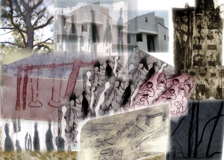 Andrea Rosenthal Collaboration/Montage.        By Myrna Balk and Andrea Rosenthal Photographic collaboration on archival paper