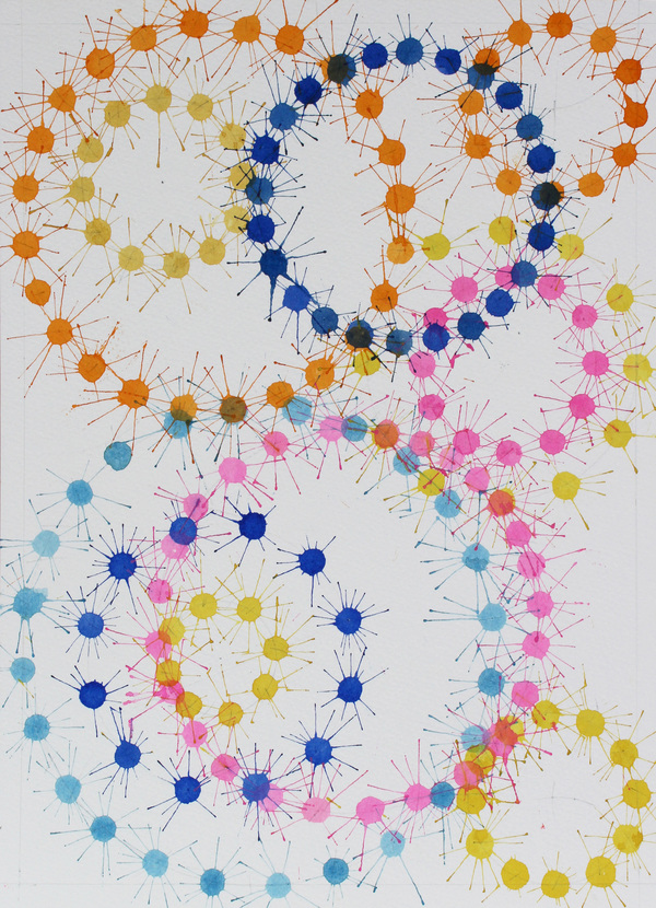 'Standing in the pissing rain thinking about painting' Andrew Carter - Artist & Printmaker Splash Watercolours Lockdown Watercolour on Saunders Waterford 638 gsm