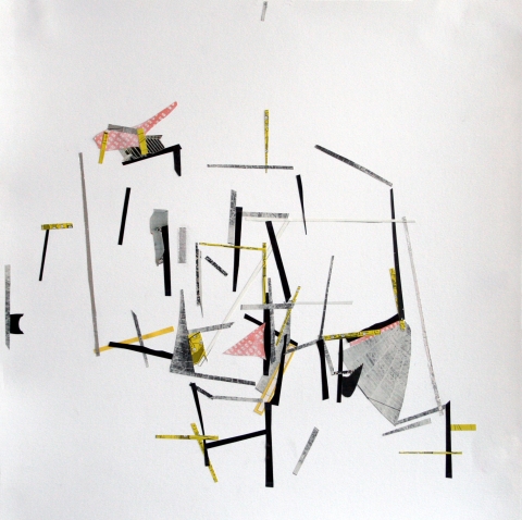                                 a     n     d     r     e     w            z     a     r     o     u 2009 paper collage on paper