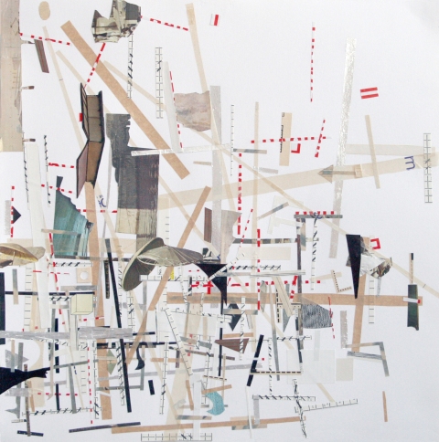                                 a     n     d     r     e     w            z     a     r     o     u 2009 aluminum, paper + plastic collage on paper