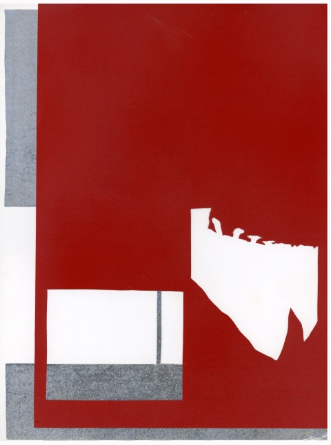                                 a     n     d     r     e     w            z     a     r     o     u 2009 spray paint + cut paper