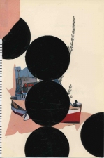                                 a     n     d     r     e     w            z     a     r     o     u 2008 enamel paint + paper collage on paper