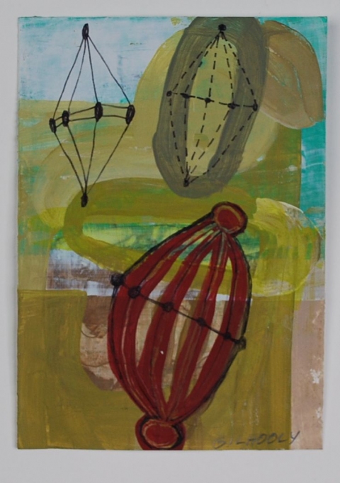  WORKS ON PAPER Acrylic, ink on paper