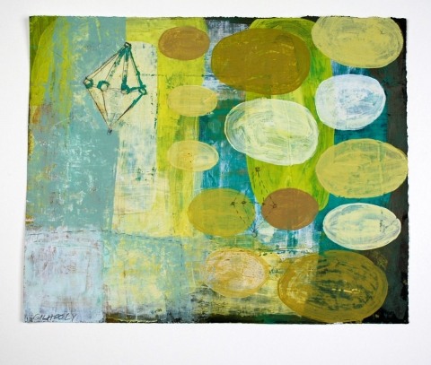  WORKS ON PAPER Acrylic, ink on paper
