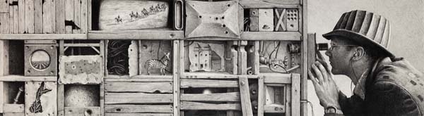 The Prisoners Momentum House Graphite on paper
