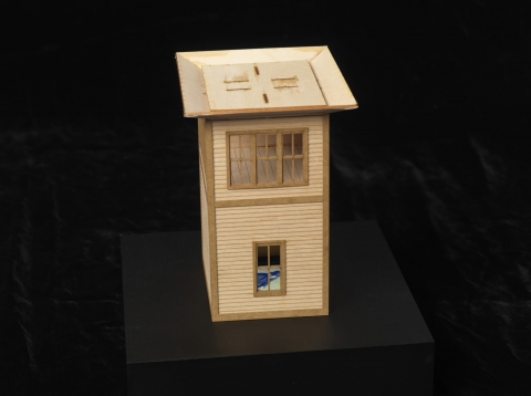 Peep 4 Narcissistic Excess wooden house with video
