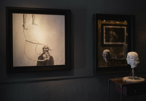 Install view of Exhibition at Obsolete Narcissistic Excess