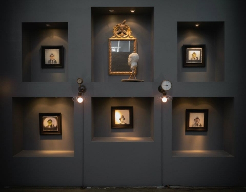 Install view of "Narcissistic Excess" Installation Views