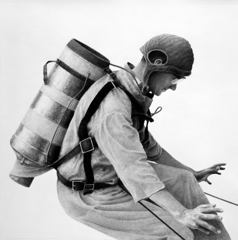 Catapault Doomed Explorer Drawings graphite on paper