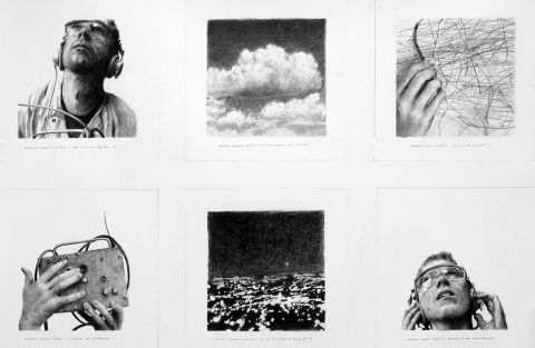 The Zeppelin Fiasco Doomed Explorer Drawings graphite on paper