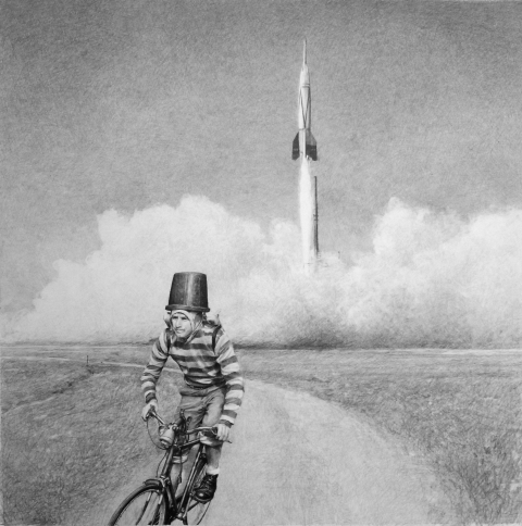 Small gap between goals and accomplishments Zero Sum Pilot Drawings graphite on paper