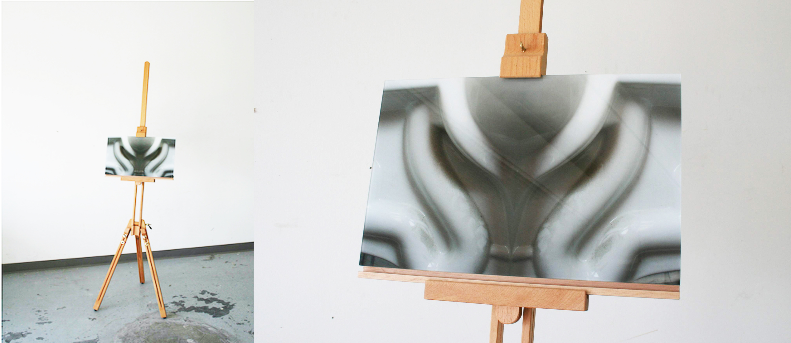 Ceramics/z C a t h e r i n e F a i r b a n k s Ceramics/z, early works and significant misfits Digital image mounted on dibond, behind plexiglass, under framed in walnut, and artists easel