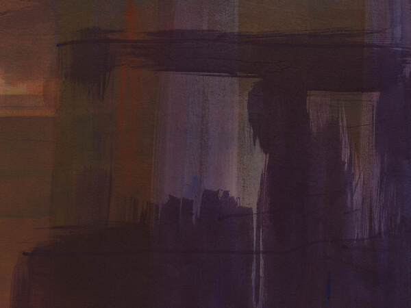 detail of Nine Springs Home, II C A T H E R I N E F A I R B A N K S Current works, current threads, in no particular order flasche on canvas