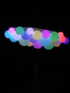 Claudia Ravaschiere Installations and Public Art LED light globes, electronics