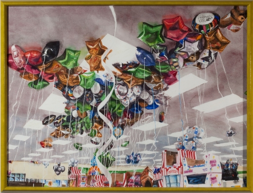DAINA HIGGINS works on paper watercolor on paper