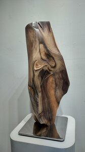 DAVID ERDMAN Available Works Blu Majo wood hand paste wax finish ss base