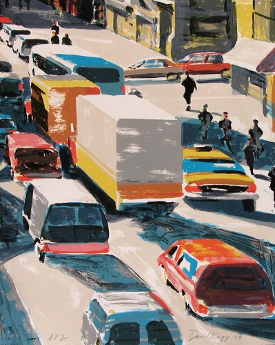 David Kapp Prints Color Lithograph