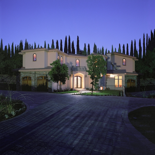 Donna J. Wan Dream Homes Series I duratrans print in lightbox