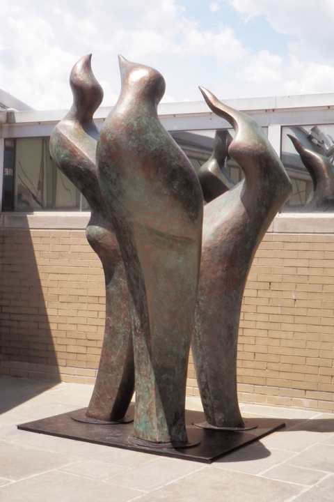 Elaine Lorenz Outdoor Sculpture Fiberglass and resin