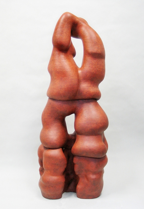 Elaine Lorenz Embodiment Ceramic, acrylic stain