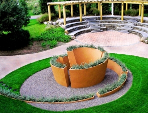 Elaine Lorenz Public Sculptures and Commissions Concrete, steel, earth, plants