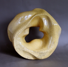 Elaine Lorenz Portals Ceramic, Raku glazed and fired