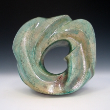 Elaine Lorenz Portals Ceramic, Raku glazed and fired