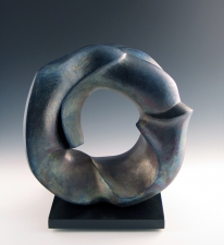 Elaine Lorenz Portals Ceramic, Raku glazed and fired