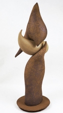 Elaine Lorenz Birds of a Feather Ceramic, metal oxide stain