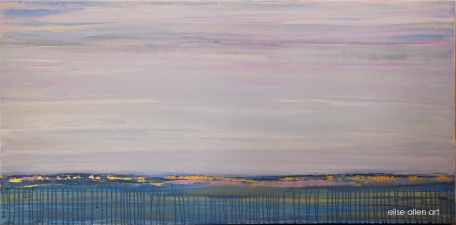 elise allen art 2013 Collection Venetian plaster and acrylics on wood.