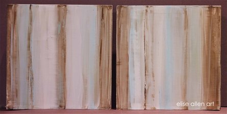 elise allen art 2013 Collection Venetian plaster with acrylics on wood.