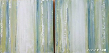 elise allen art 2013 Collection Venetian plaster and acrylics on wood.