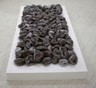 Elizabeth Duffy Works from 1999-2004 lint and scotch tape