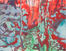 Eliza Burke Greene Works on Paper gouache on paper