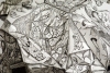 Designing Egos pencil & sumi ink on paper sculpture