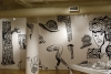  Designing Egos wall painting, animation & table installation